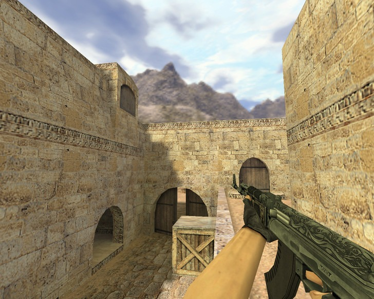 Модель АК-47 Черный картель для CS 1.6