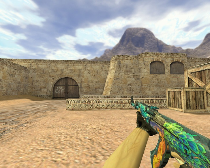 Модель АК-47 Яростный павлин для CS 1.6