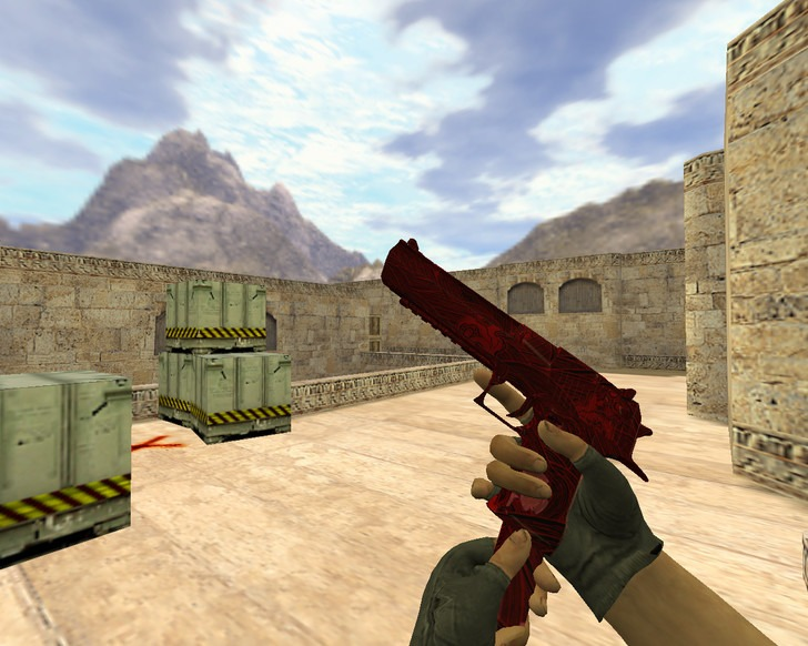 Модель Deagle Буря в закате для CS 1.6