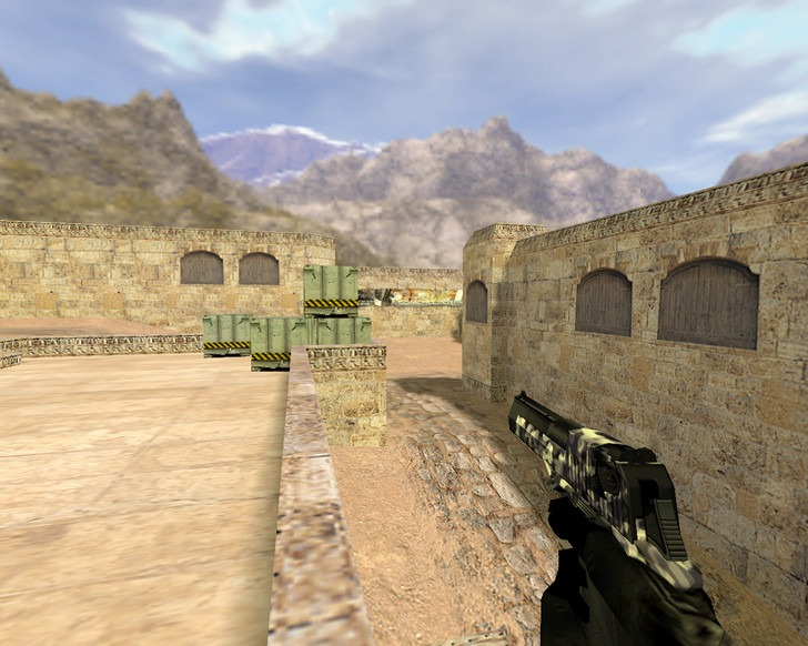 Модель Deagle Городской камуфляж для CS 1.6