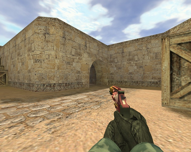 Модель Револьвер R8 Градиент для CS 1.6