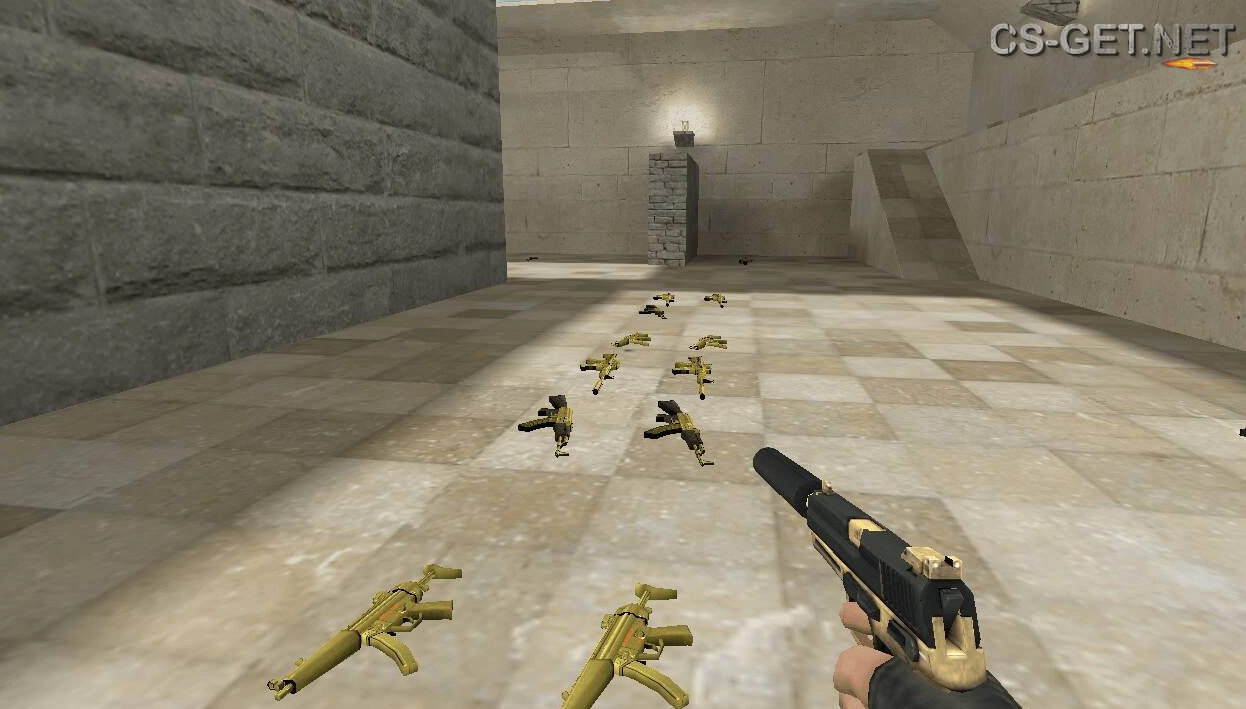 Пак золотого оружия для CS 1.6