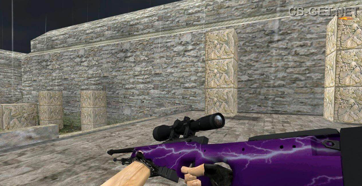 Модель «AWP | Удар молнии» для CS 1.6