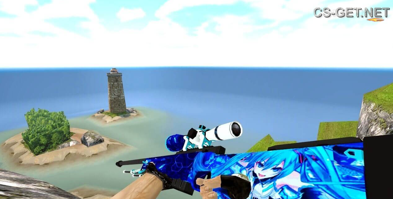 Модель «AWP | Miku» для CS 1.6