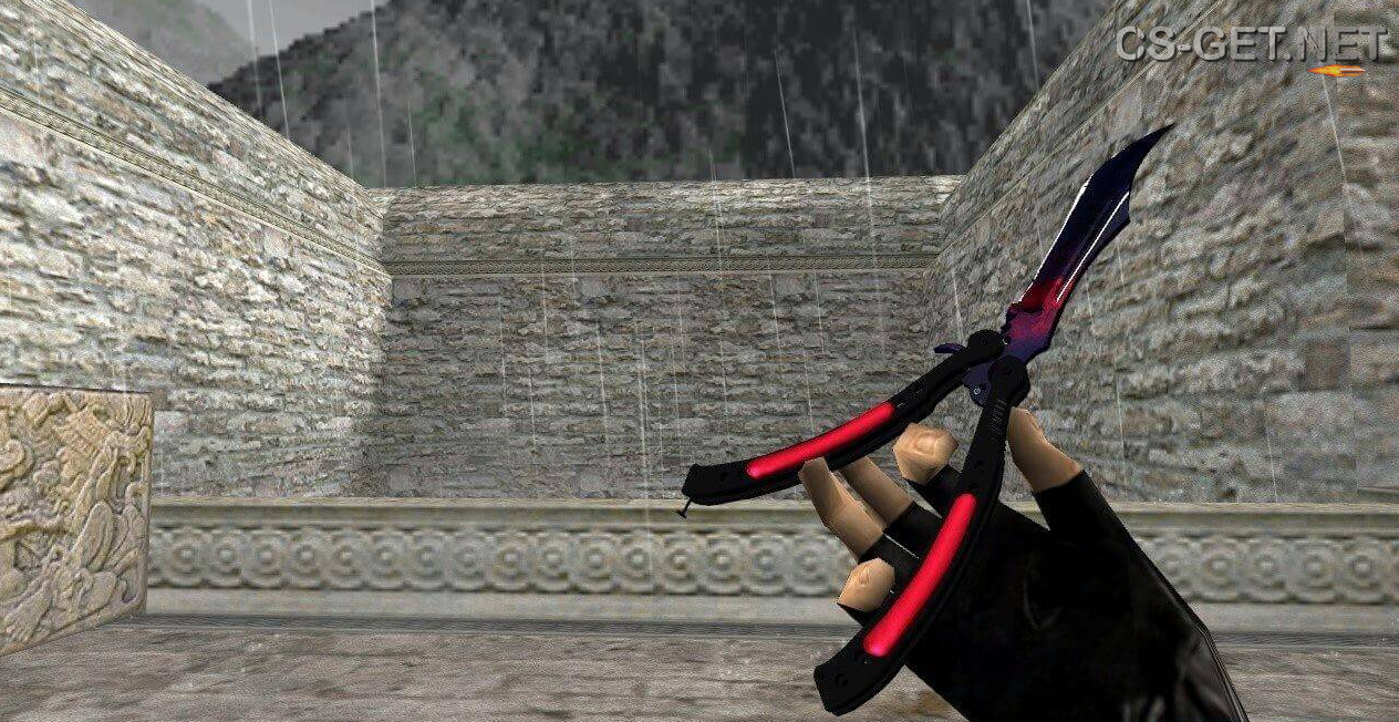 Модель «Волнообразный нож-бабочка» для CS 1.6