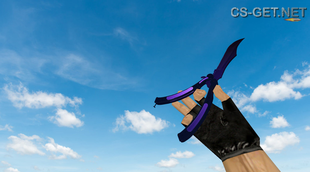 Модель «Butterfly Knife Northern Lights» для CS 1.6