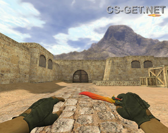 Модель «Нож-бабочка Градиент» для CS 1.6