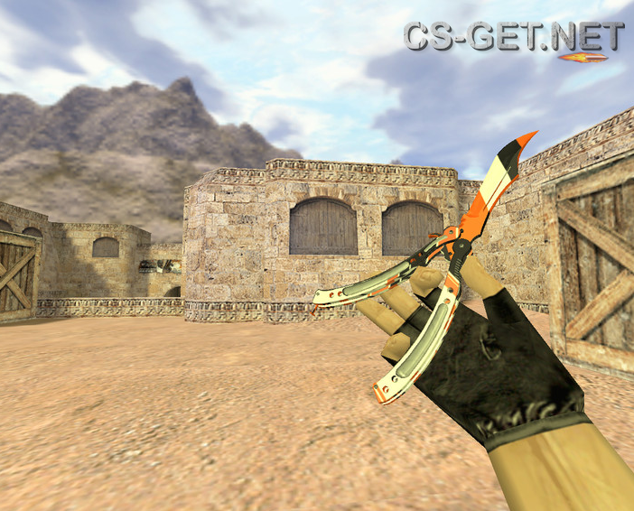 Модель «Нож-бабочка Азимов» для CS 1.6