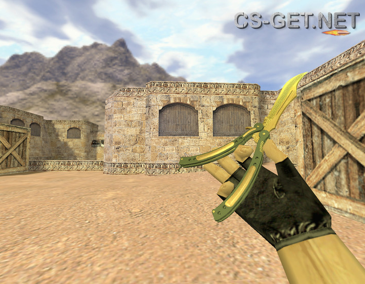 Модель «Нож-бабочка Лор» для CS 1.6