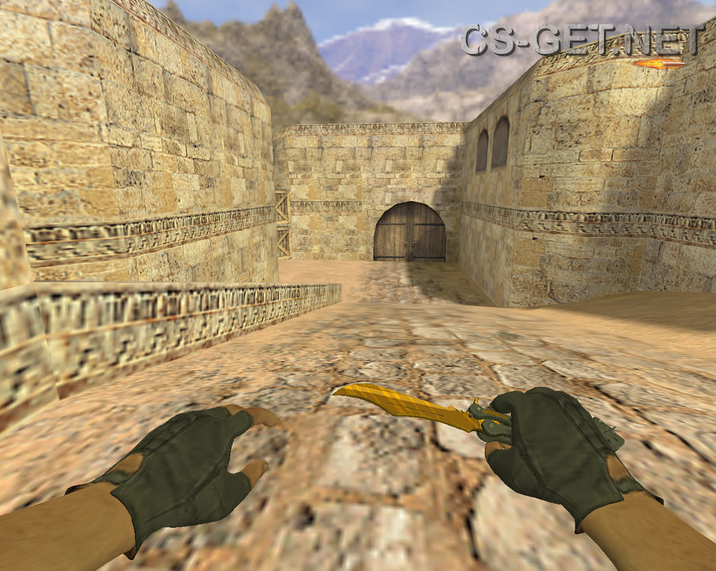 «Нож-бабочка Зуб тигра» для CS 1.6