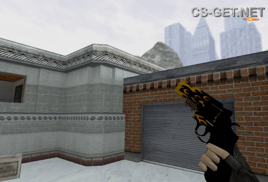 Модель «R8 Revolver | Пламя» для CS 1.6