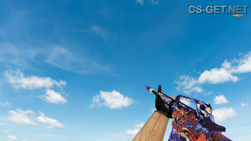 Модель «Default M4A1 | Король драконов» для CS 1.6