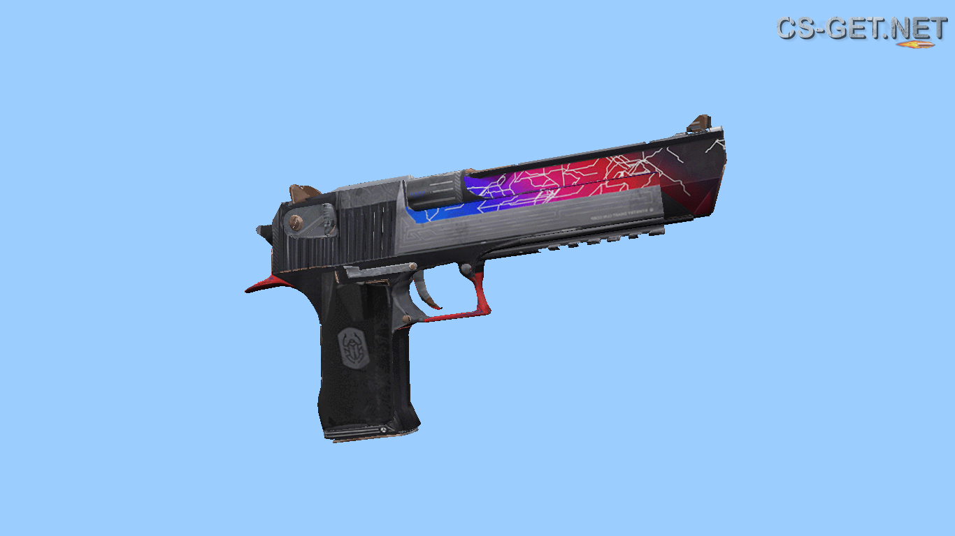 Модель «Deagle | Overcharged Red» для CS 1.6