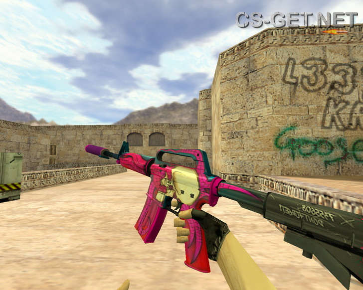 Модель «М4А1 Гермес» для CS 1.6