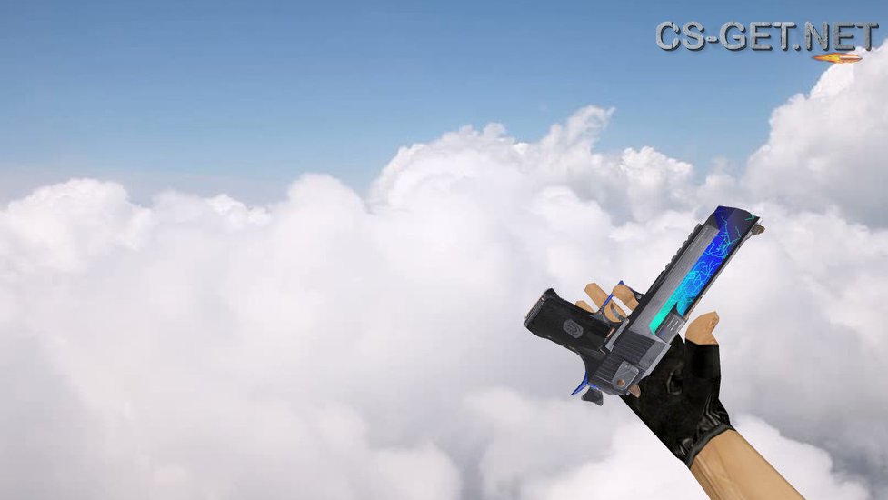 Модель «Deagle Overcharged Blue» для CS 1.6