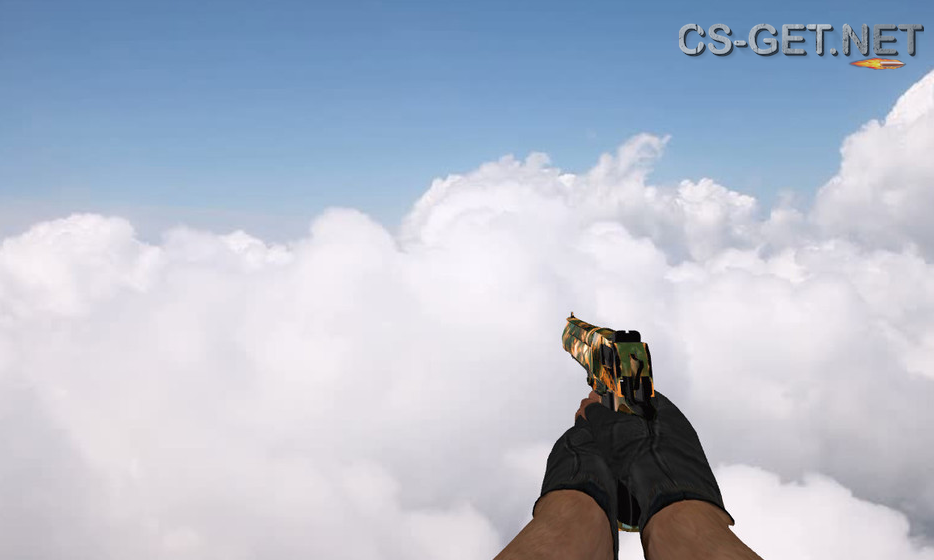 Модель «Deagle Gold Jungle» для CS 1.6