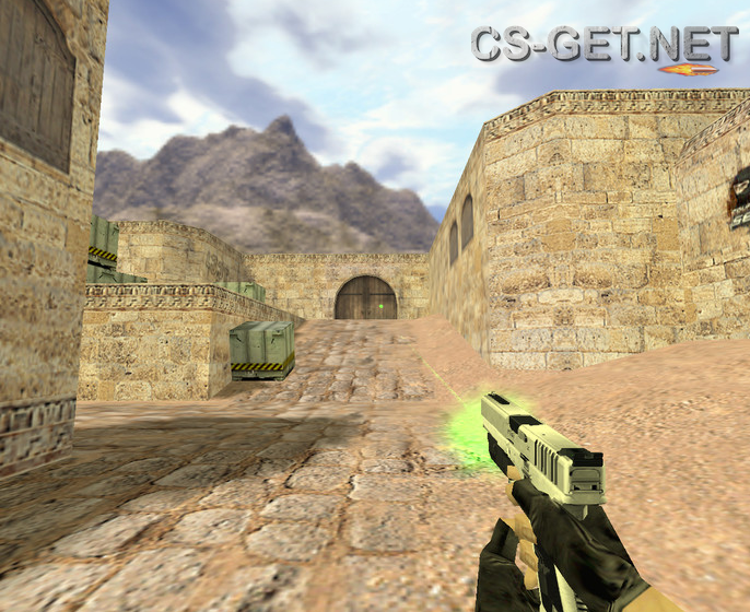 Модель «Glock Зеленый убийца» для CS 1.6