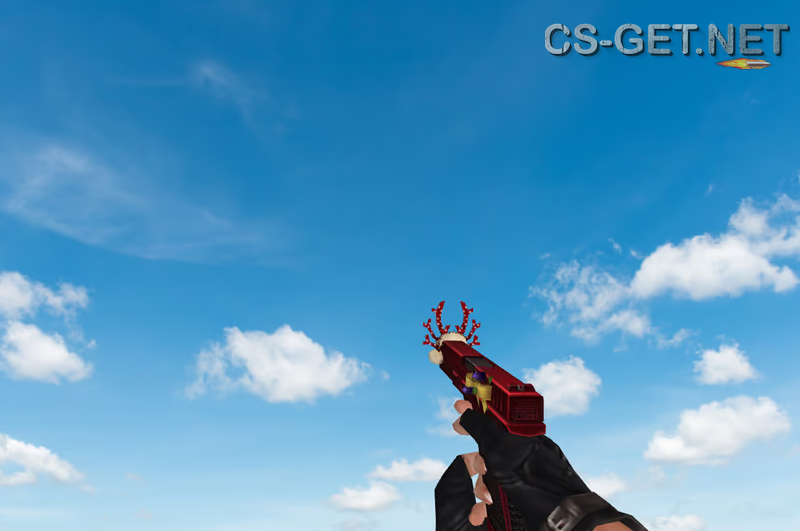 Модель «Новогодний Glock» для CS 1.6