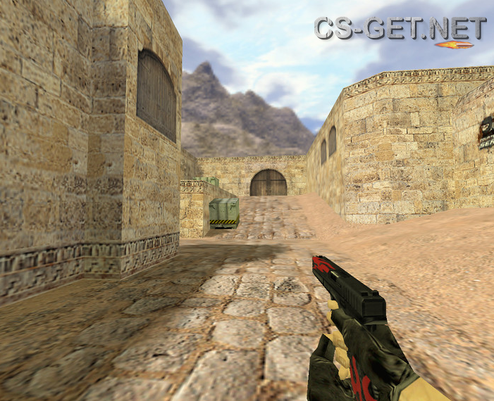 Модель «Glock Пламя» для CS 1.6