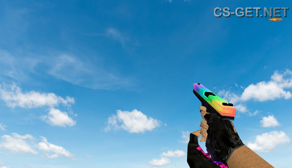 Модель «Default Glock Glitchy Rainbow» для CS 1.6