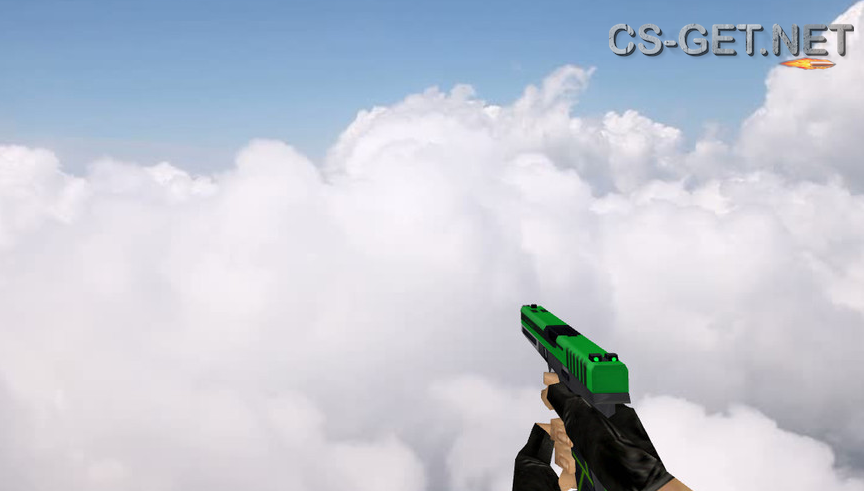 Модель «Glock Green Skin» для CS 1.6