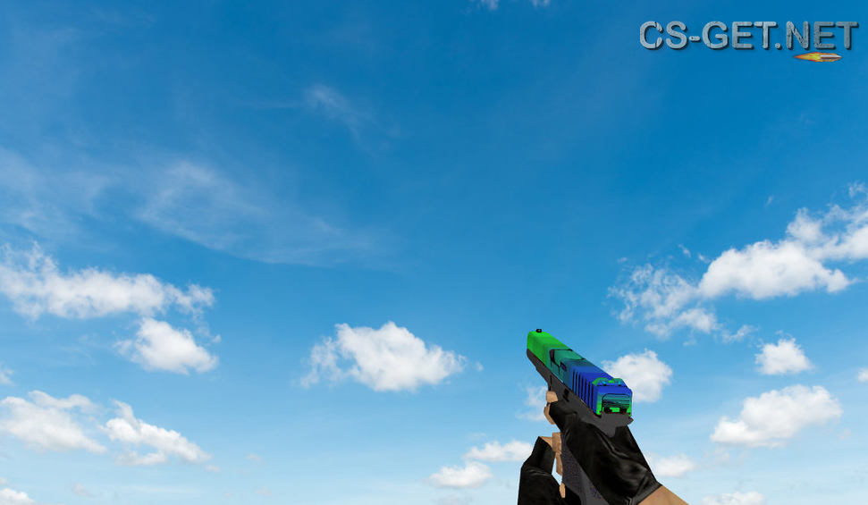 Модель «Glock Lime Fade» для CS 1.6