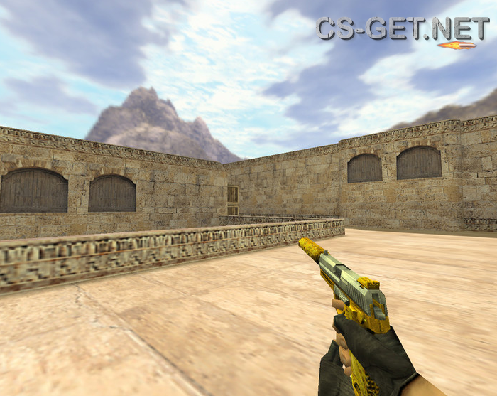 Модель «USP Желтый дракон» для CS 1.6