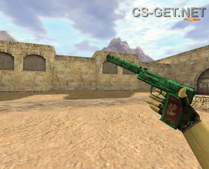 Модель «USP Зеленый дракон» для CS 1.6