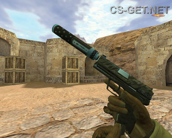 Модель «USP Голубой Орион» для CS 1.6