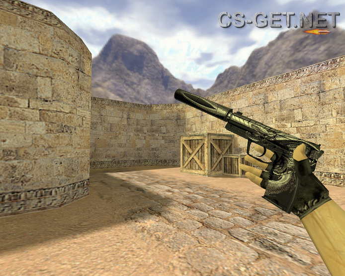 Модель «USP Серебряный змей» для CS 1.6