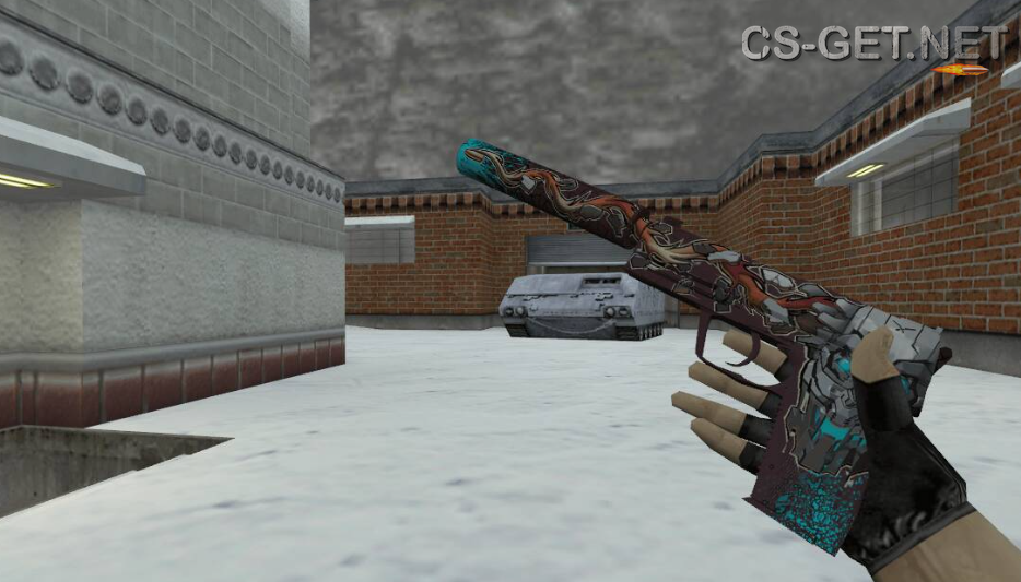 Модель «USP | Подтвержденное убийство: Киборг» для CS 1.6