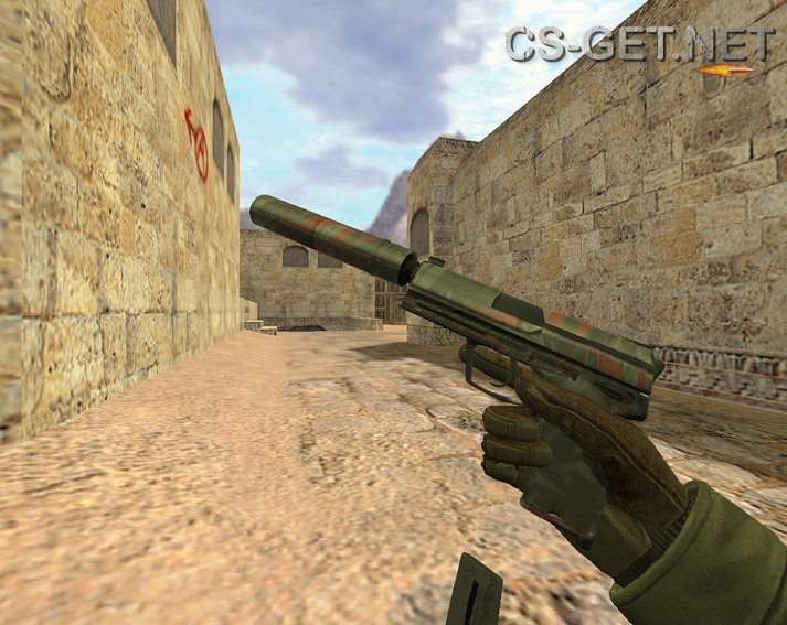 Модель «USP Кровавый тигр» для CS 1.6