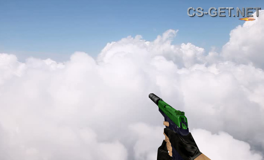Модель «USP | Зеленое яблоко» для CS 1.6