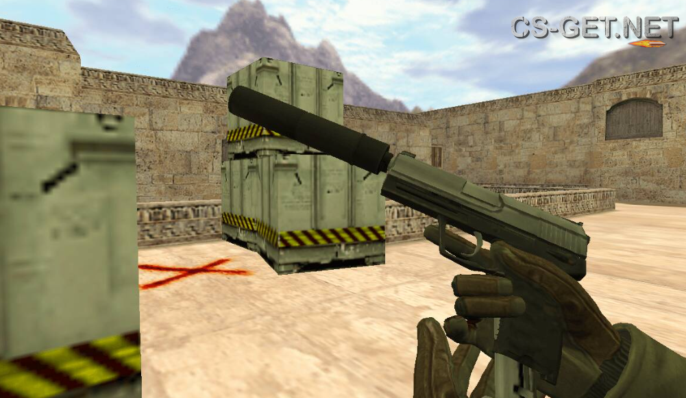 Модель «USP | Нержавейка» для CS 1.6