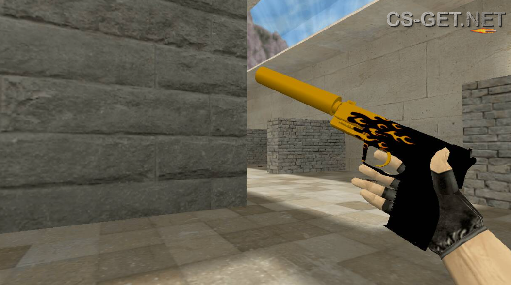 Модель «USP | Пламя» для CS 1.6