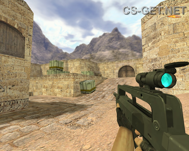 Модель «Famas Синяя оптика» для CS 1.6