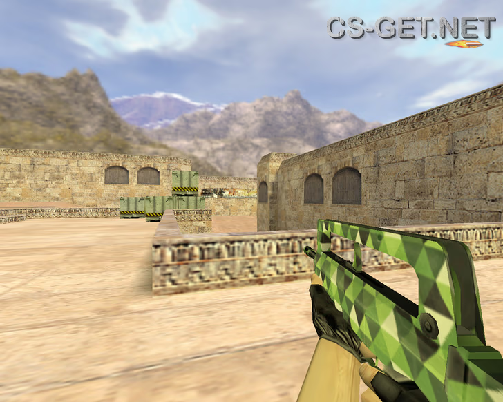 Модель «Famas Зеленый треугольник» для CS 1.6