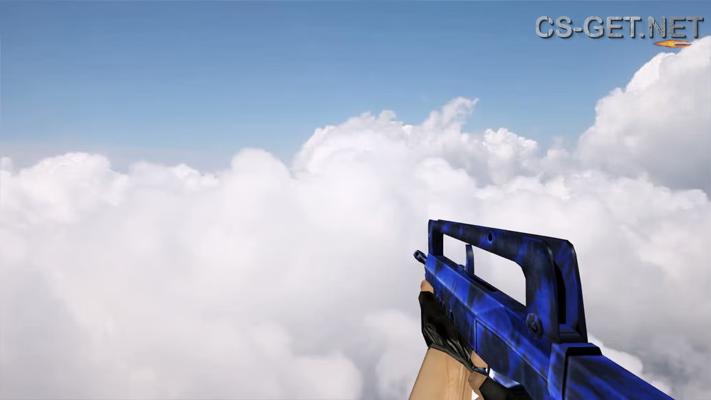 Модель «Default Famas Blue Tiger» для CS 1.6