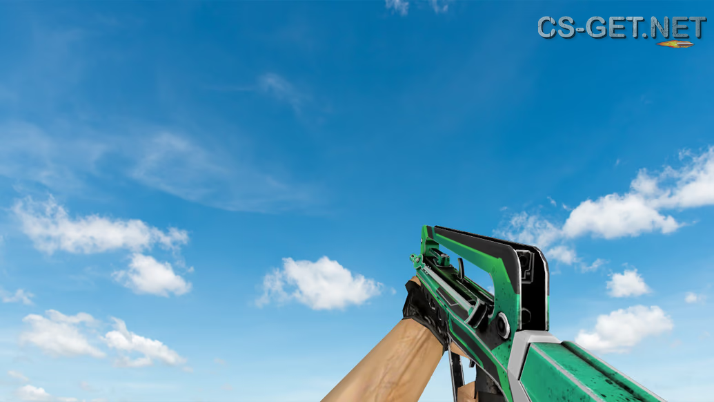Модель «Famas Cyber Green» для CS 1.6