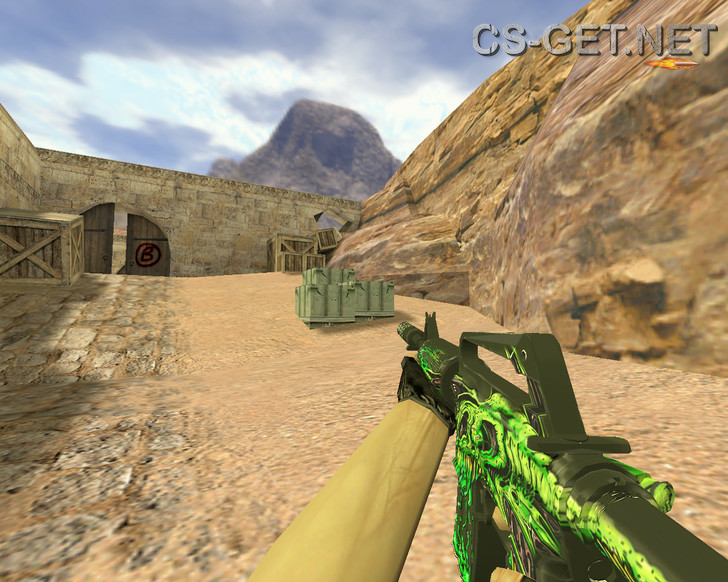 Модель «М4А1 Токсичный» для CS 1.6