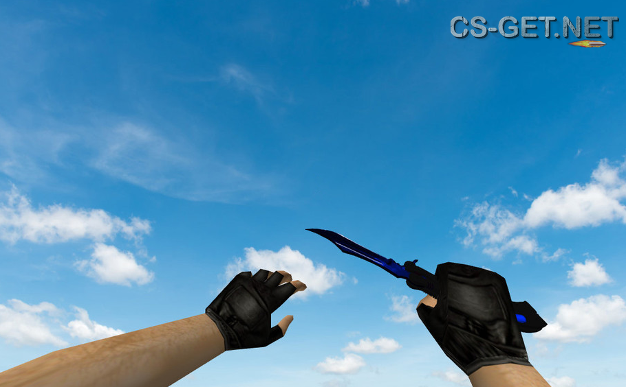 Модель «Нож-бабочка | Волны-сапфир» для CS 1.6