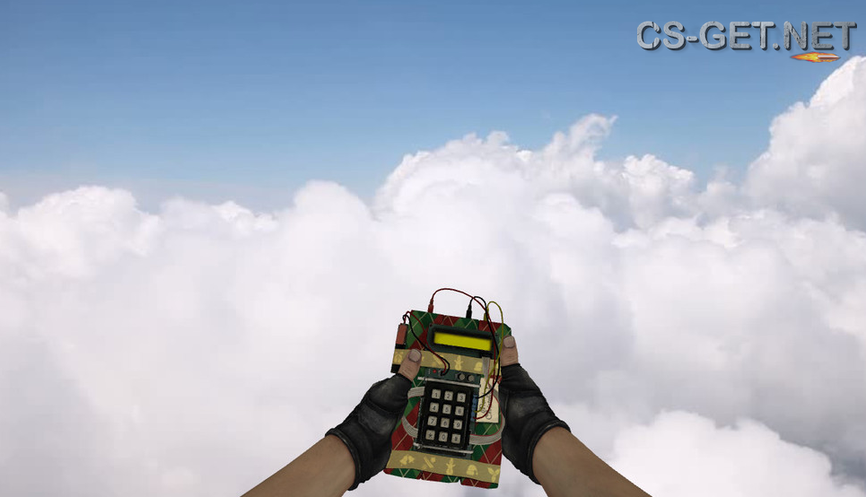 Модель «Новогодняя бомба из CS:GO» для CS 1.6