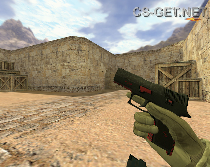 Модель «P250 Красно-черный» для CS 1.6