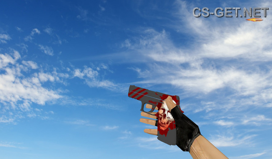 Модель «P250 Bloody Skull» для CS 1.6