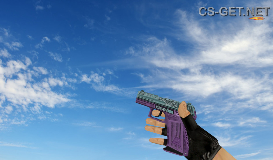 Модель «P2000 Tread Purple» для CS 1.6