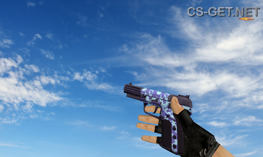 Модель «Five-Seven Desert Camo Blue» для CS 1.6