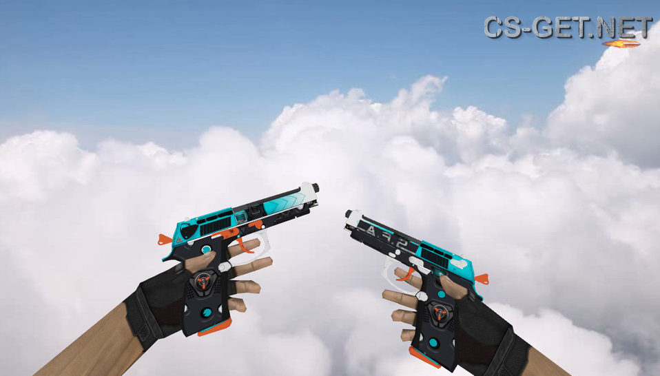 Модель «Dual Berettas Trigger Happy» для CS 1.6