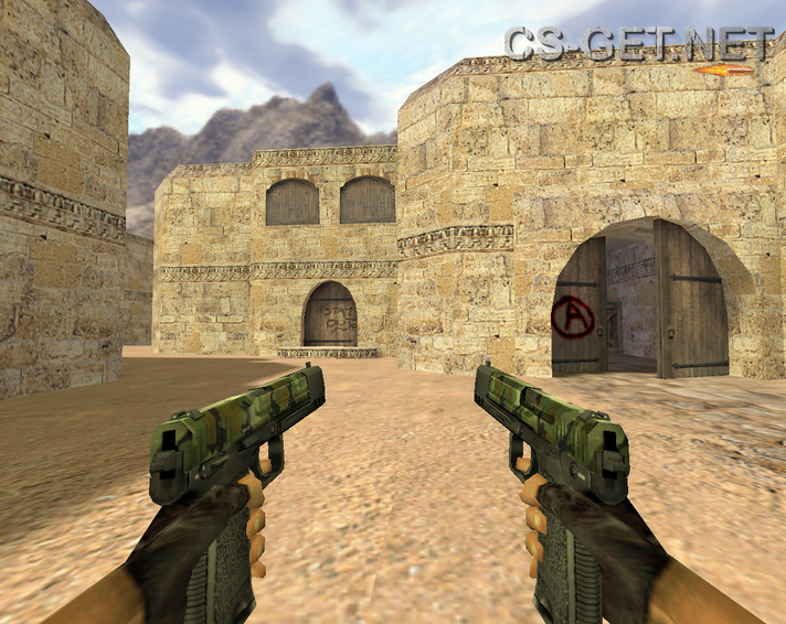 Модель «Два USP Камуфляж» для CS 1.6