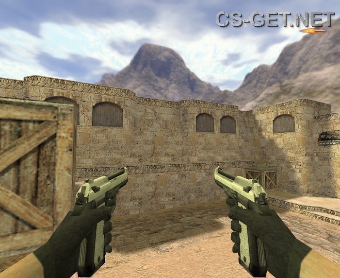 Модель «Dual Elites Серебро» для CS 1.6