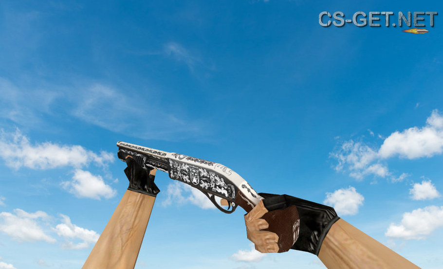 Модель «Sawed-off | Королевское серебро» для CS 1.6